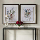Delicate Flowers Framed Prints - Set of 2 by Uttermost