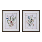 Delicate Flowers Framed Prints - Set of 2 by Uttermost