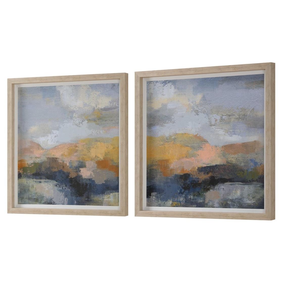 Dusk Framed Prints - Set of 2 by Uttermost