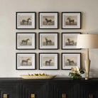 Equine Dynasty Framed Prints - Set of 9 by Uttermost