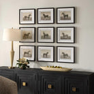 Equine Dynasty Framed Prints - Set of 9 by Uttermost