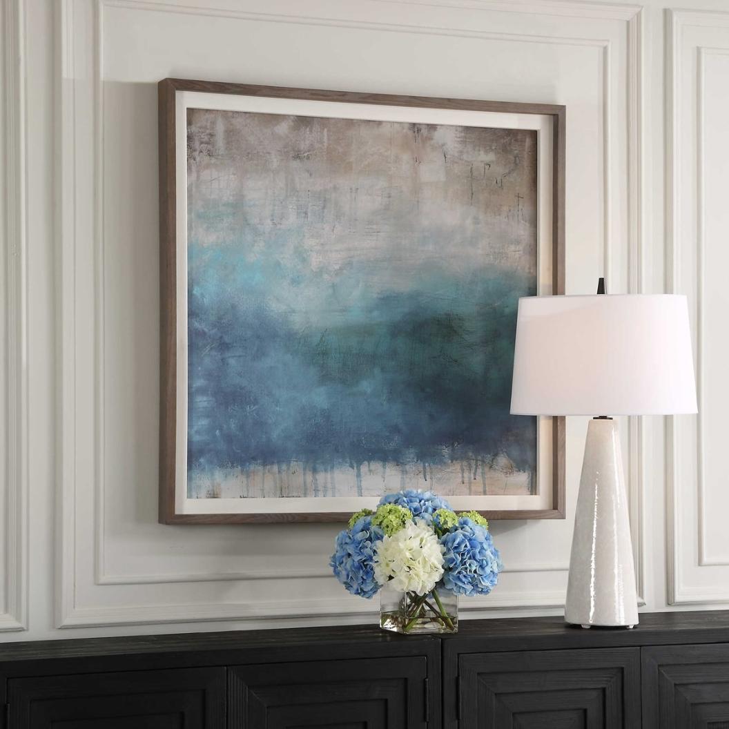 Serenity Paused Framed Abstract Print by Uttermost