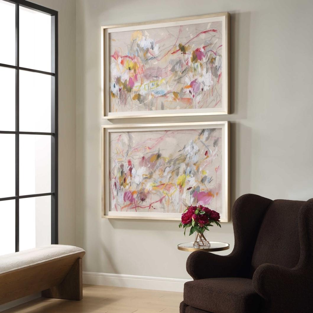 Metropolitan Rush Abstract Prints - Set of 2 by Uttermost