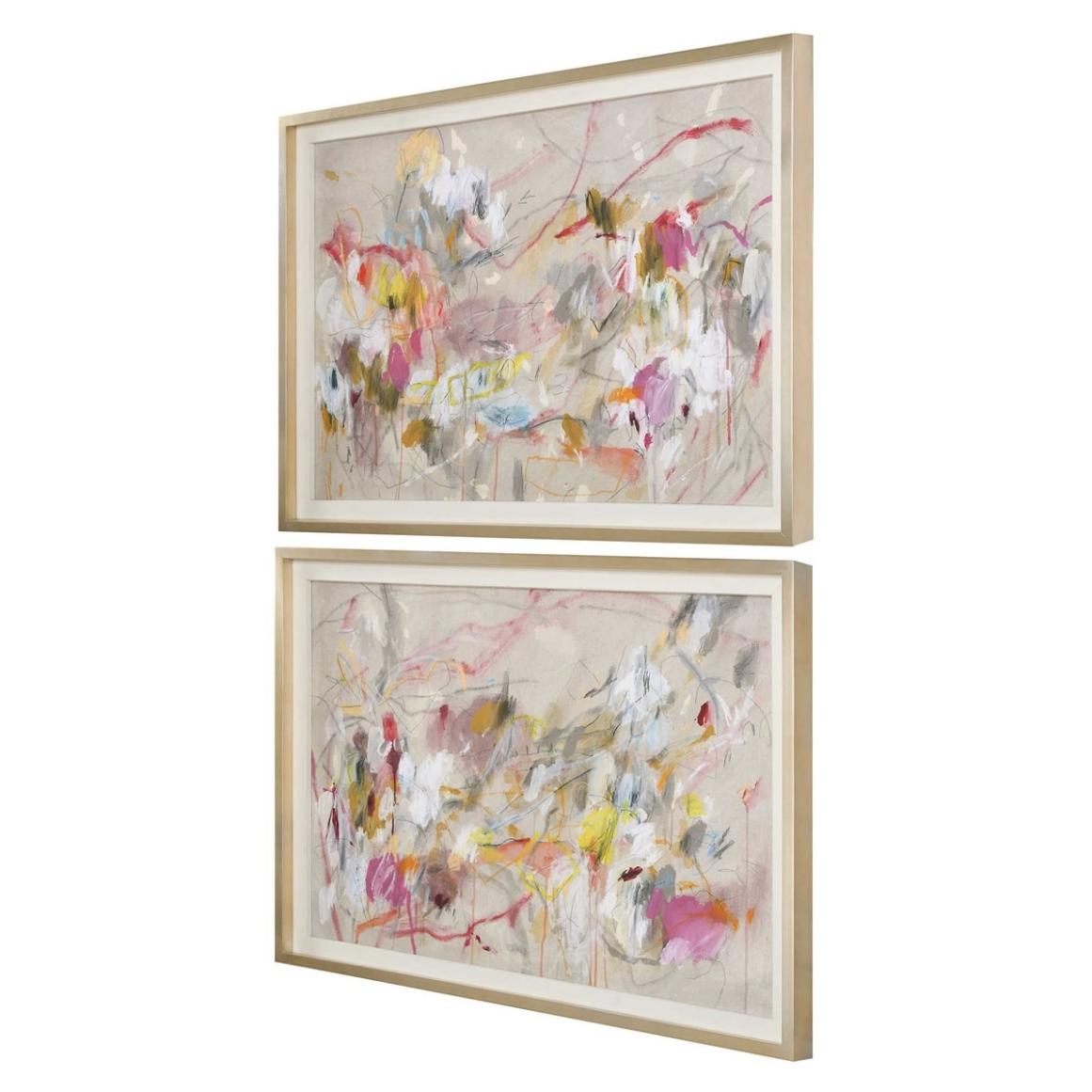 Metropolitan Rush Abstract Prints - Set of 2 by Uttermost
