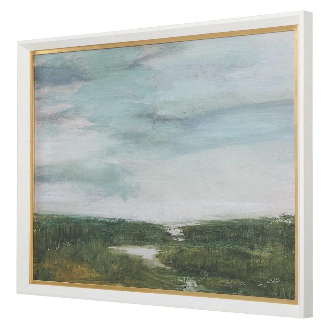 The Path Of The Water Framed Print by Uttermost