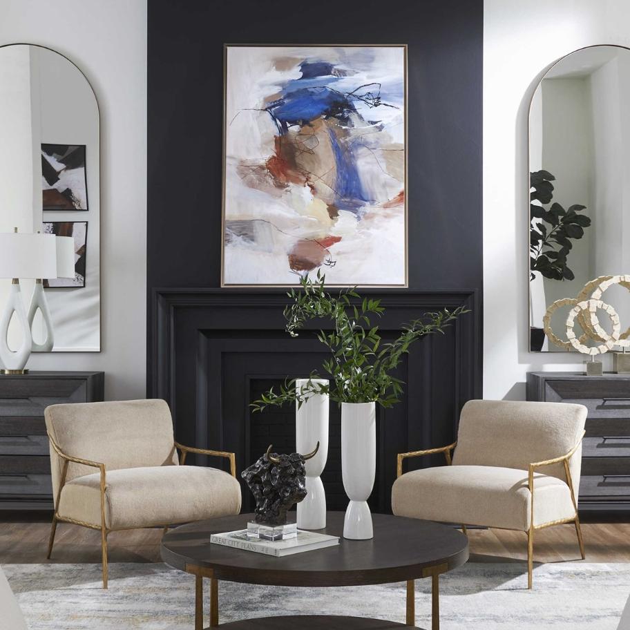 Subtle Nuances Framed Abstract Art by Uttermost