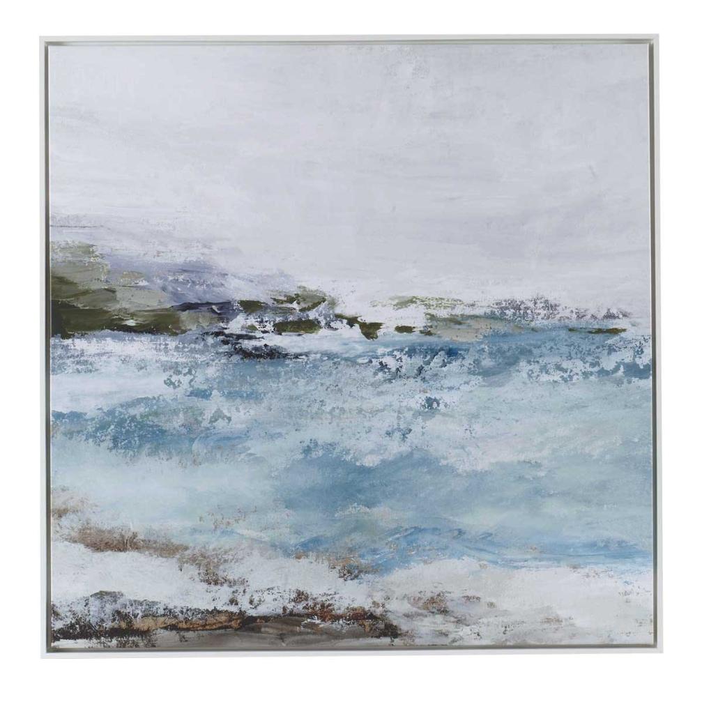 Blue Essence Coastal Framed Canvas by Uttermost