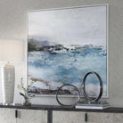 Blue Essence Coastal Framed Canvas by Uttermost