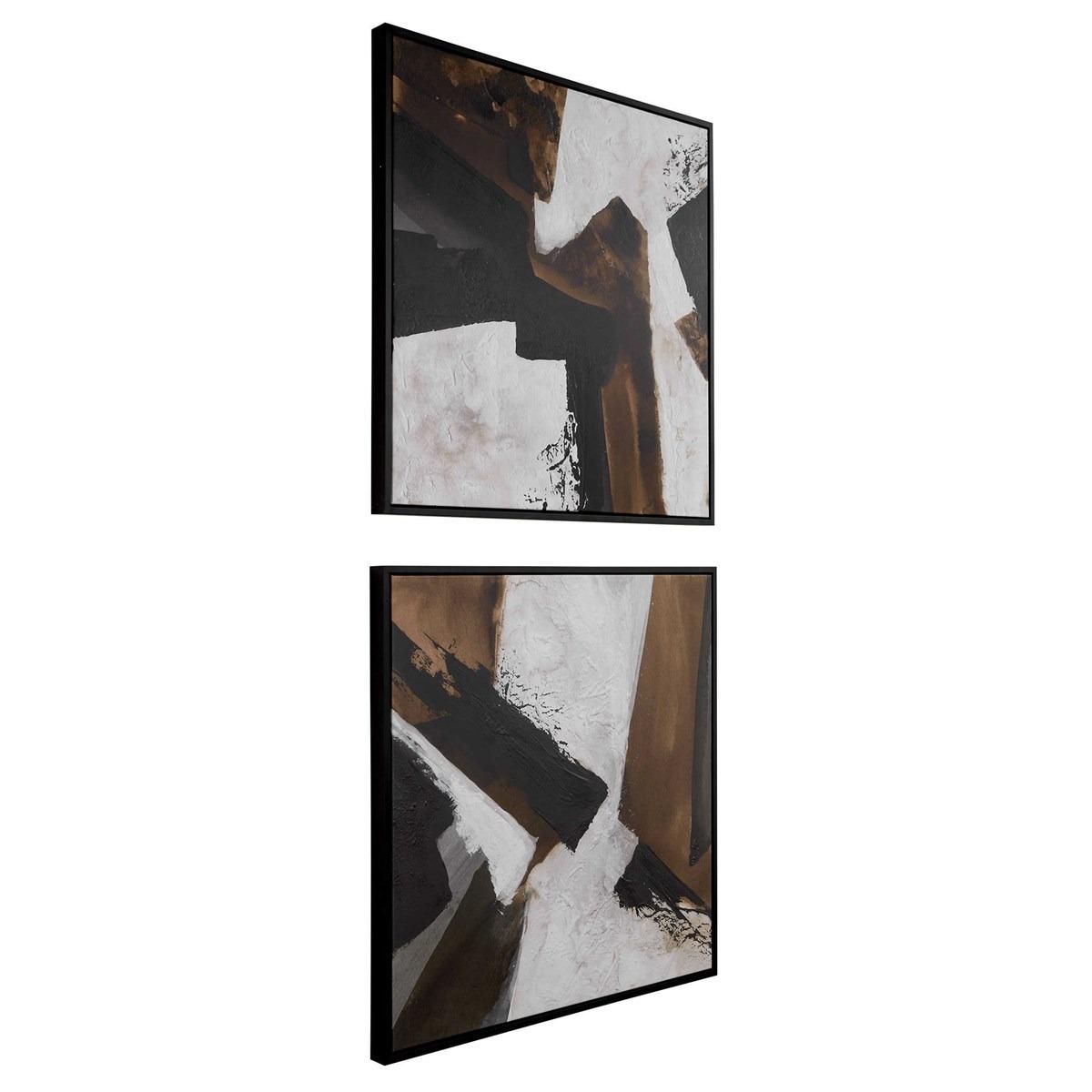 Tactile Inspiration Framed Abstract Art - Set of 2 by Uttermost