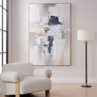 Waterfront Hand Painted Canvas by Uttermost