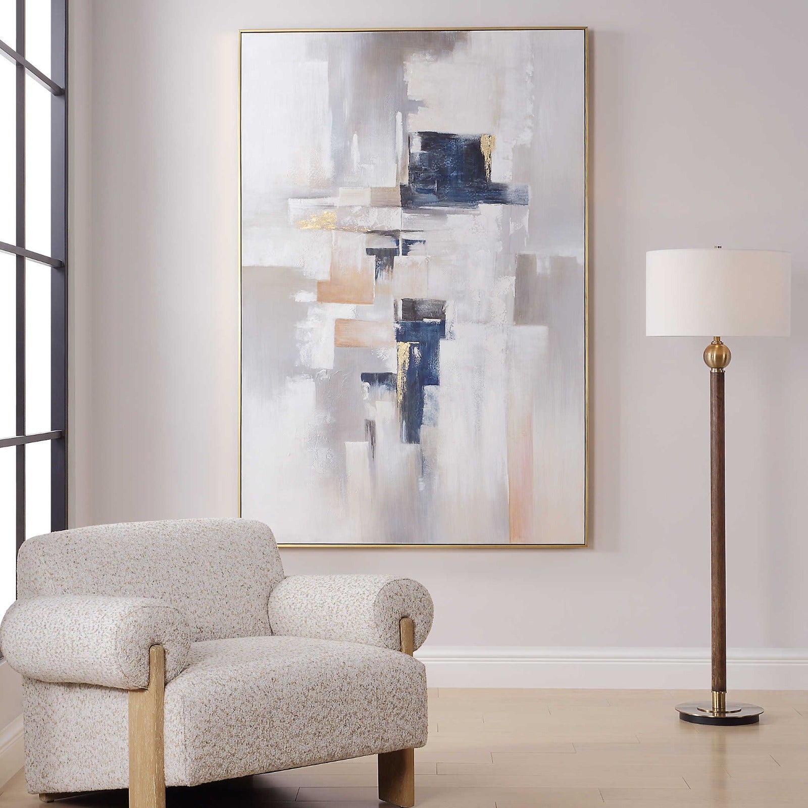 Waterfront Hand Painted Canvas by Uttermost