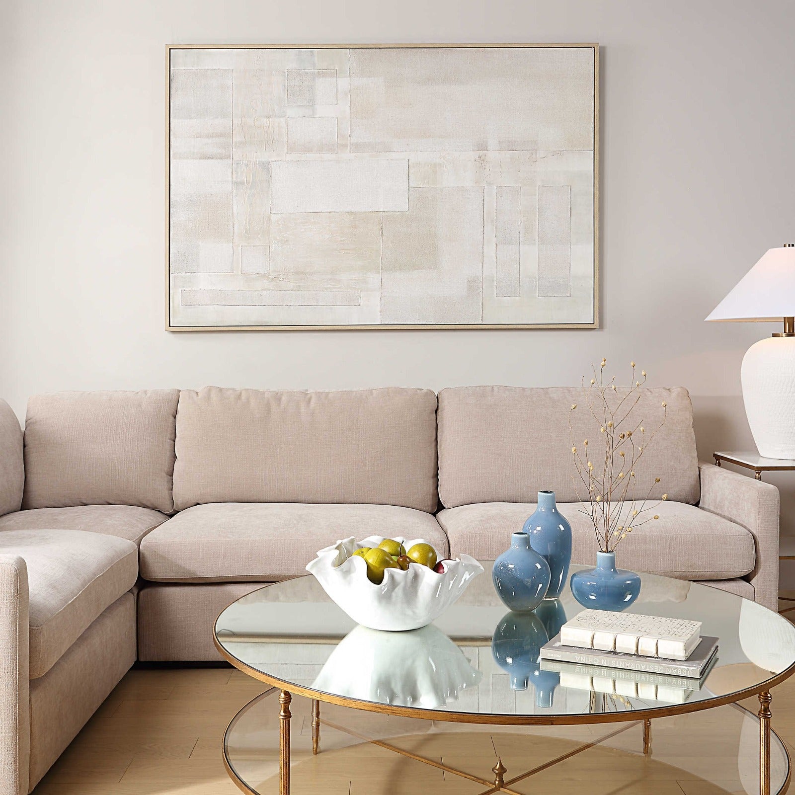 Erase Hand Painted Canvas by Uttermost