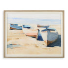 Beached Boats Framed Print by Uttermost