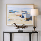Beached Boats Framed Print by Uttermost