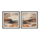 Cinnamon Shore Framed Prints Set of 2 by Uttermost