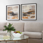 Cinnamon Shore Framed Prints Set of 2 by Uttermost