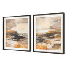 Cinnamon Shore Framed Prints Set of 2 by Uttermost