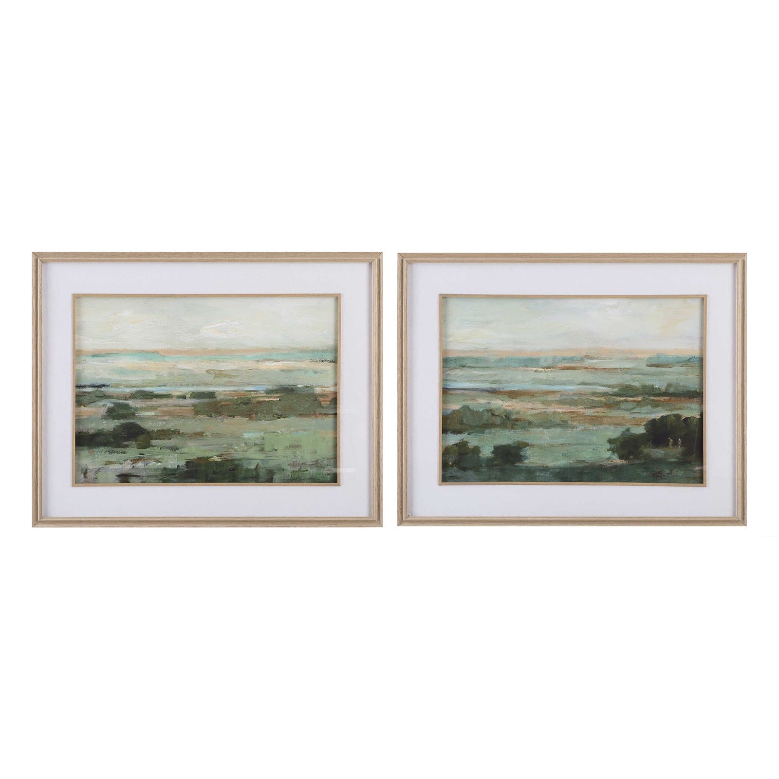 Warm Valley Framed Prints Set of 2 by Uttermost