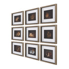 Resting Bunny Framed Prints Set of 9 by Uttermost
