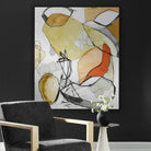 Charcoal Improvision Framed Canvas by Uttermost