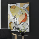 Charcoal Improvision Framed Canvas by Uttermost