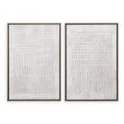 Social Theory Framed Canvases Set of 2 by Uttermost