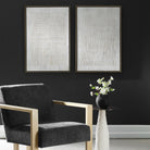 Social Theory Framed Canvases Set of 2 by Uttermost