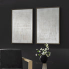 Social Theory Framed Canvases Set of 2 by Uttermost