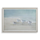 Tranquil Shorebirds On The Sand Framed Print by Uttermost