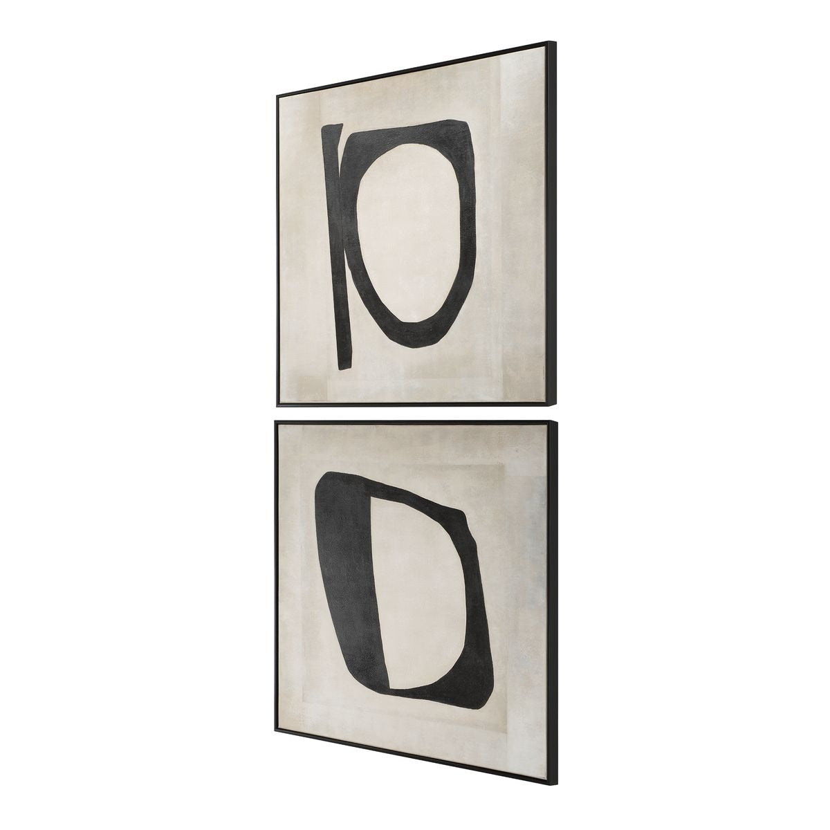 Characters Abstract Art Set of 2 by Uttermost