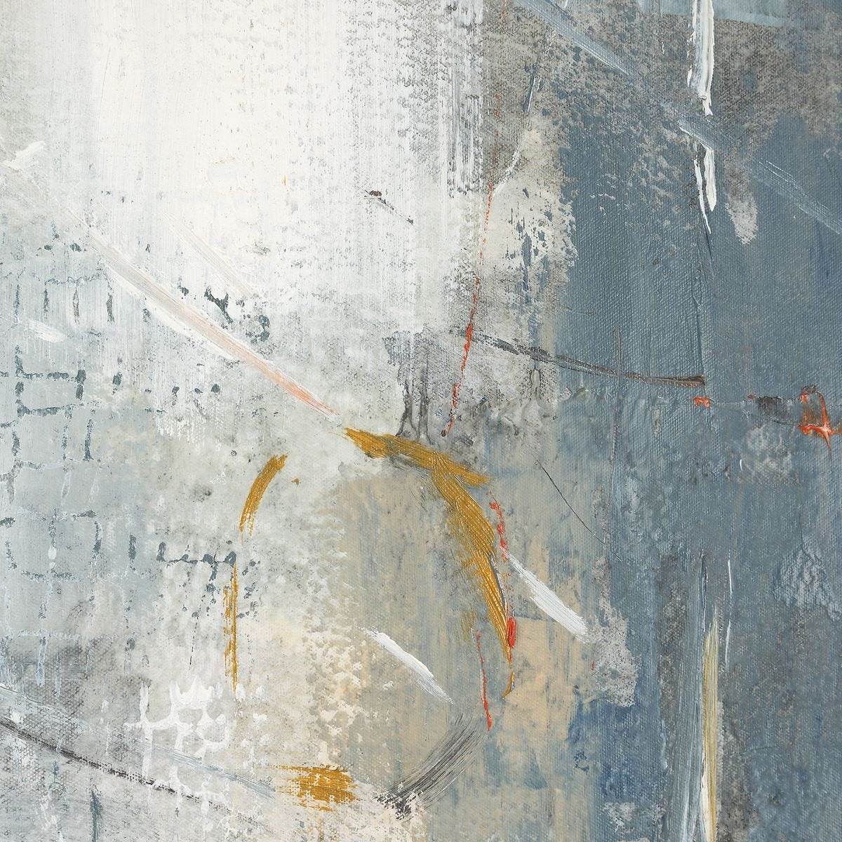 Blueprint Hand Painted Modern Art by Uttermost