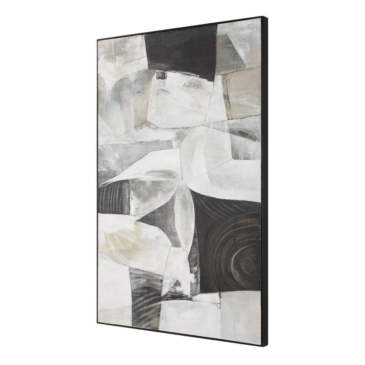 Folding Time Framed Abstract Art by Uttermost
