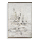 Hours In Silence Abstract Framed Canvas by Uttermost