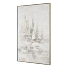 Hours In Silence Abstract Framed Canvas by Uttermost