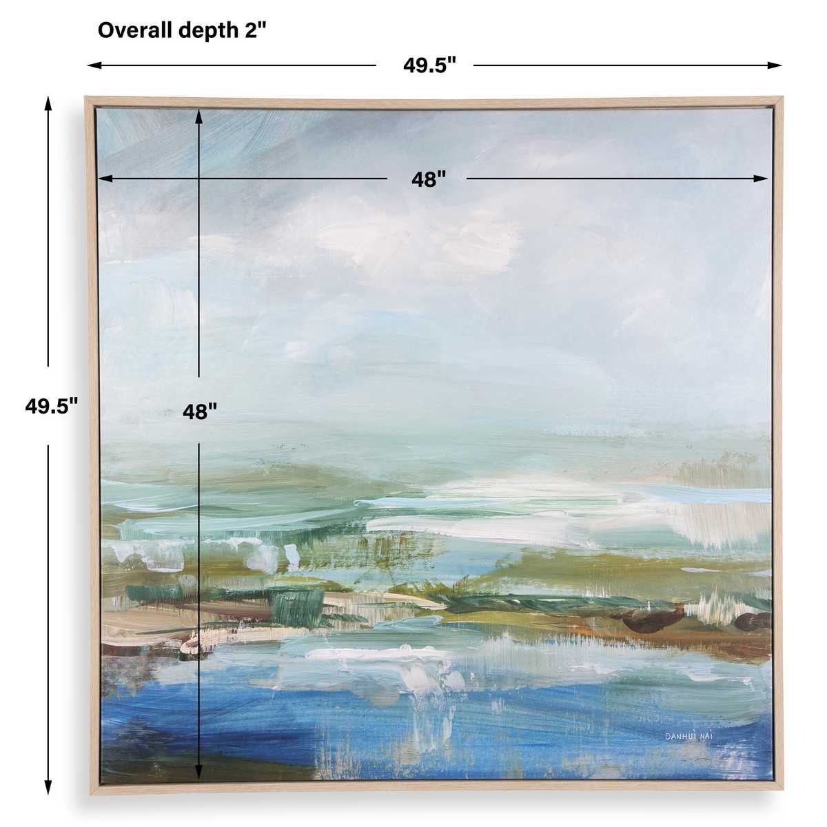 Lush Valley Framed Canvas by Uttermost