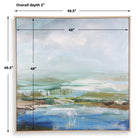 Lush Valley Framed Canvas by Uttermost