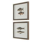 The Catch Framed Fish Prints Set of 2 by Uttermost