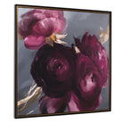 Plum Ranculus Framed Floral Art by Uttermost
