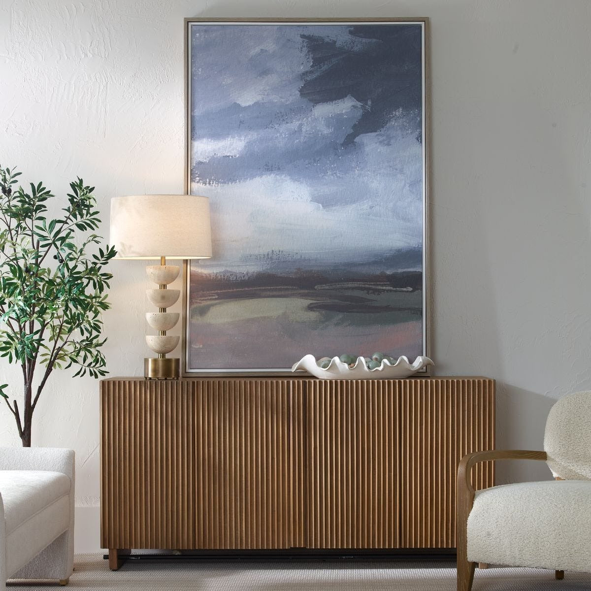 Bracing Framed Landscape Art by Uttermost