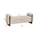 Winslov Natural Softweave Bench by Richmond Interiors