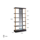Alexander Jones Rigley Charcoal Display Cabinet by Richmond Interiors