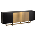 Alexander Jones Dax Charcoal Oak & Gold Sideboard by Richmond Interiors