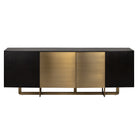 Alexander Jones Dax Charcoal Oak & Gold Sideboard by Richmond Interiors