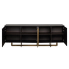 Alexander Jones Dax Charcoal Oak & Gold Sideboard by Richmond Interiors