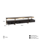 Alexander Jones Diddley Charcoal TV Cabinet by Richmond Interiors