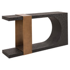 Alexander Jones Bazel Black & Gold Console Table by Richmond Interiors