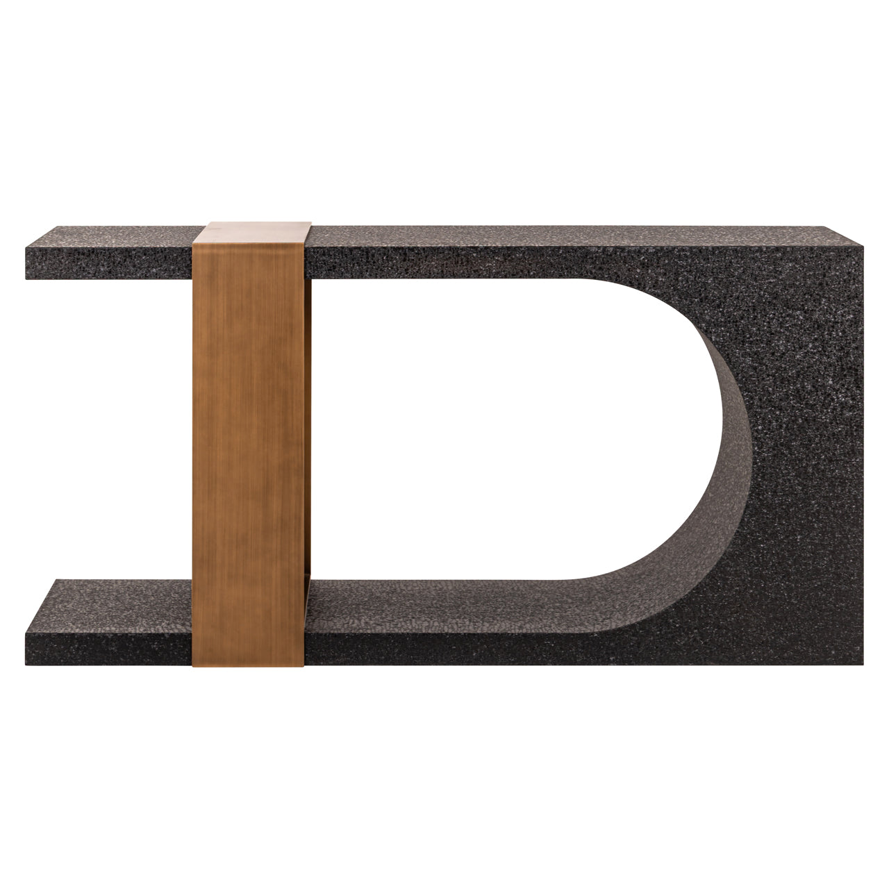 Alexander Jones Bazel Black & Gold Console Table by Richmond Interiors