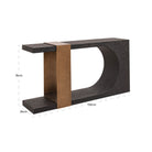 Alexander Jones Bazel Black & Gold Console Table by Richmond Interiors