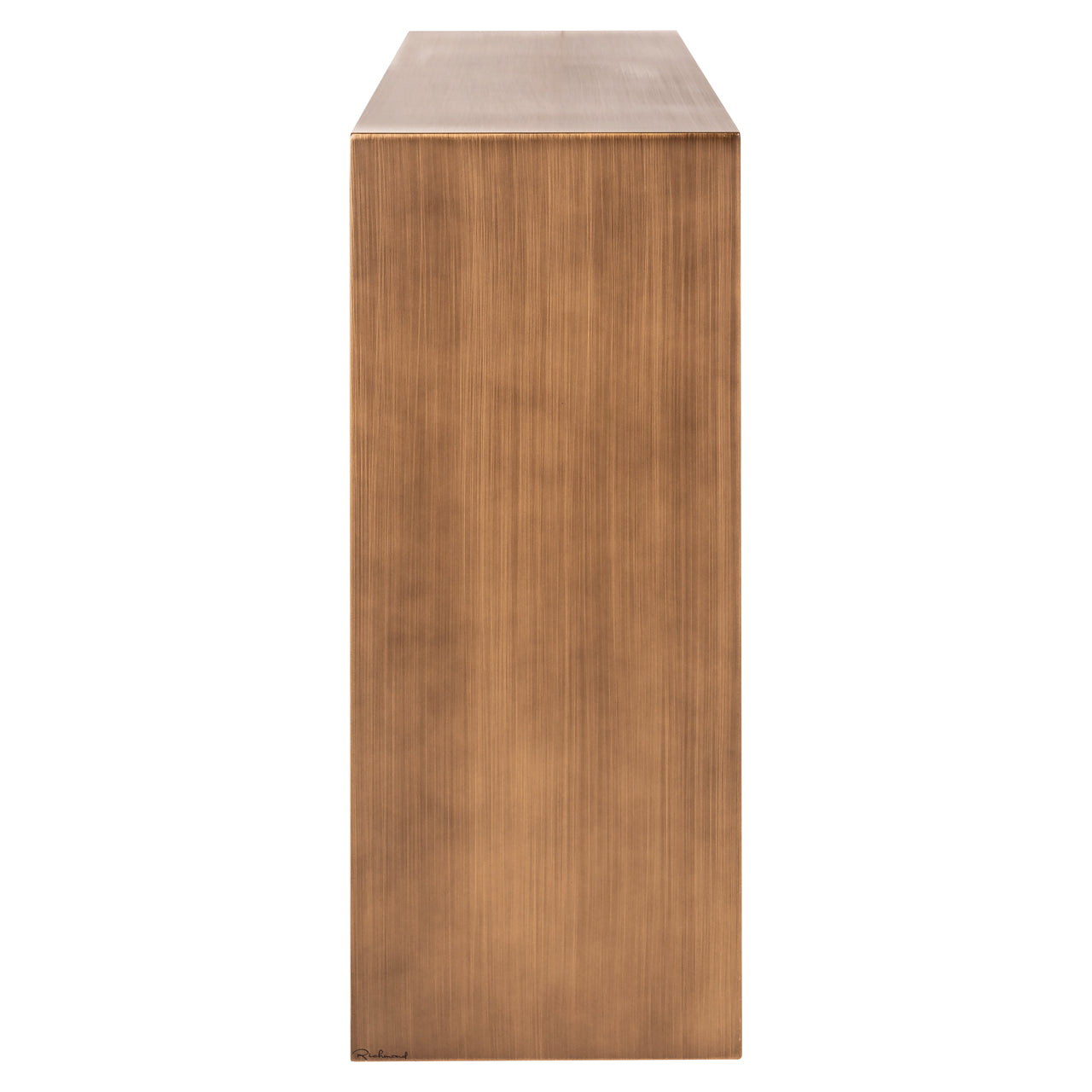 Alexander Jones Lugano Brushed Gold Console Table by Richmond Interiors
