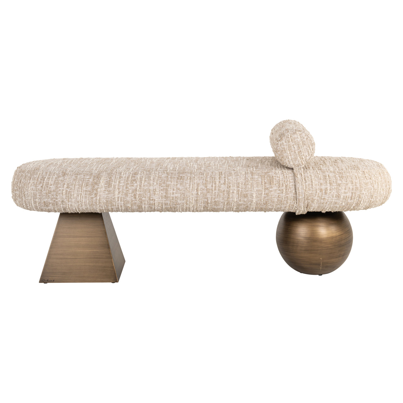 Alexander Jones Geneva Beige Angora Bench Seat by Richmond Interiors